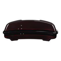 HR3 Midnight Crimson / Vivid Black 5.5" Razor Style Touring Trunk Luggage For 14-24 Touring