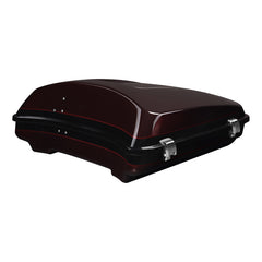 HR3 Midnight Crimson / Vivid Black 5.5" Razor Style Touring Trunk Luggage For 14-24 Touring