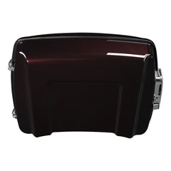 HR3 Midnight Crimson / Vivid Black 5.5" Razor Style Touring Trunk Luggage For 14-24 Touring