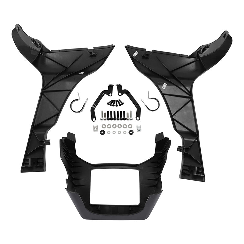 HR3 Gauntlet  Gray Metallic Spoiler Kit For Harley 2017-Later FLTRX, FLTRXS, FLTRXST models