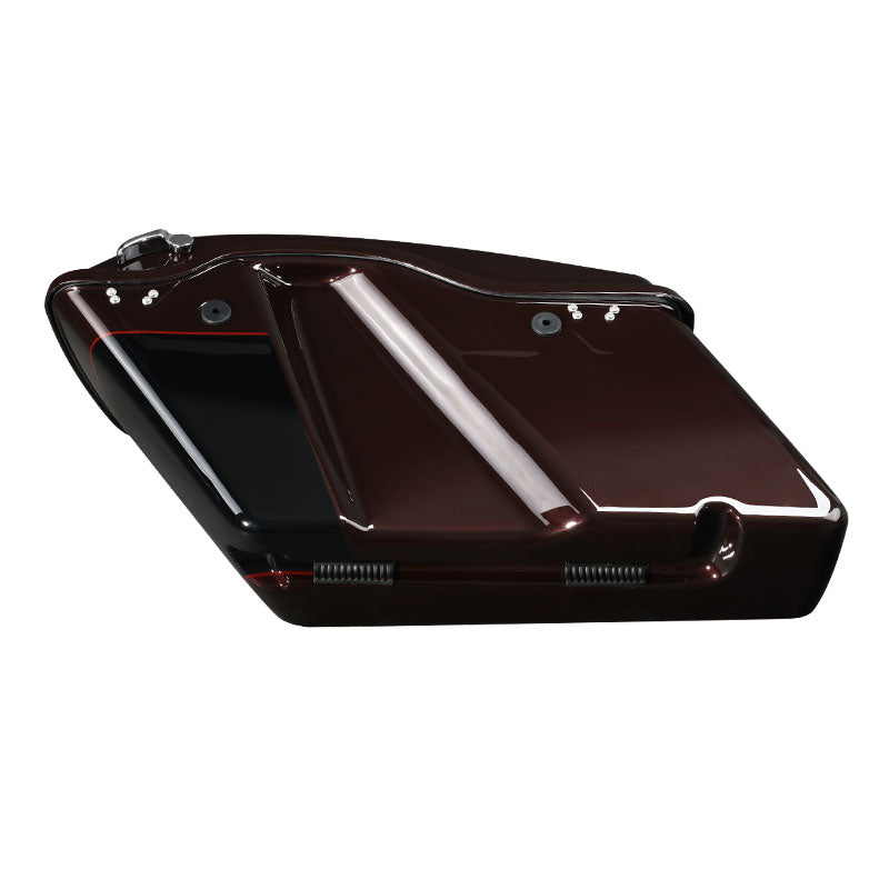 HR3 Midnight Crimson / Vivid Black Hard Saddlebags (Regular) For 14-23 Harley Touring
