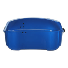 HR3 Blue Burst King Size Touring Trunk Luggage For Harley Touring 14-24