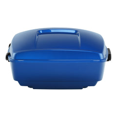 HR3 Blue Burst King Size Touring Trunk Luggage For Harley Touring 14-24