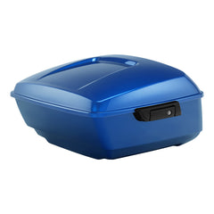 HR3 Blue Burst King Size Touring Trunk Luggage For Harley Touring 14-24
