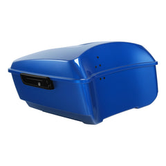 HR3 Blue Burst King Size Touring Trunk Luggage For Harley Touring 14-24