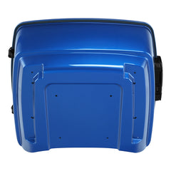 HR3 Blue Burst King Size Touring Trunk Luggage For Harley Touring 14-24