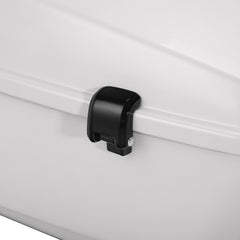 HR3 White Onyx Pearl 13.7" King Size Touring Trunk Luggage For 14-24 Harley Touring