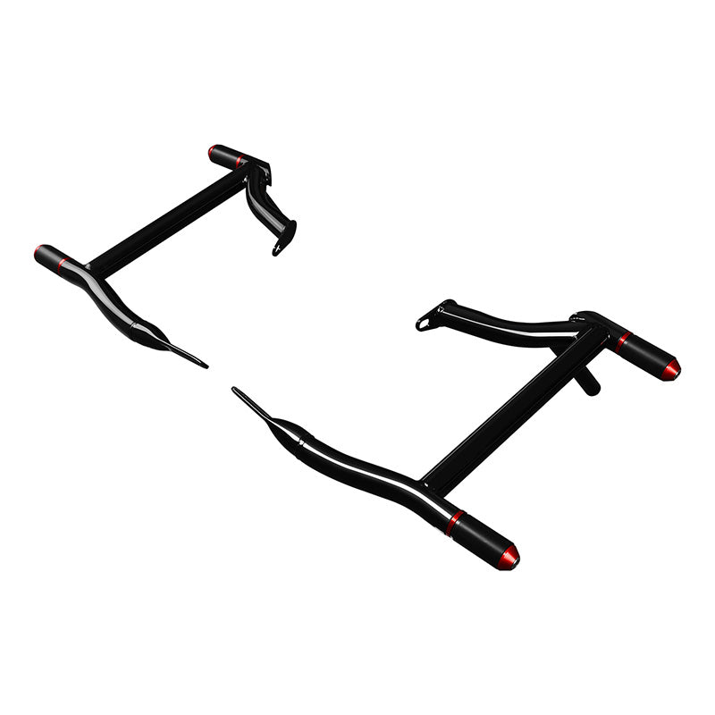 CUSTOM CHROME Rear Saddlebag Support Guards Rails for Harley Touring '09-'23.5