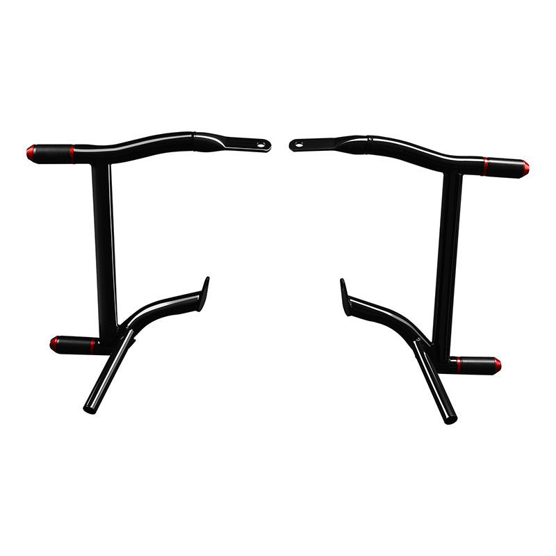 CUSTOM CHROME Rear Saddlebag Support Guards Rails Fit For Harley Touring '09-'23.5