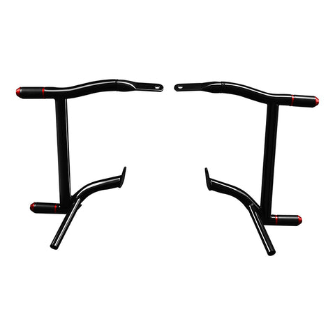 CUSTOM CHROME Rear Saddlebag Support Guards Rails Fit For Harley Touring '09-'23.5