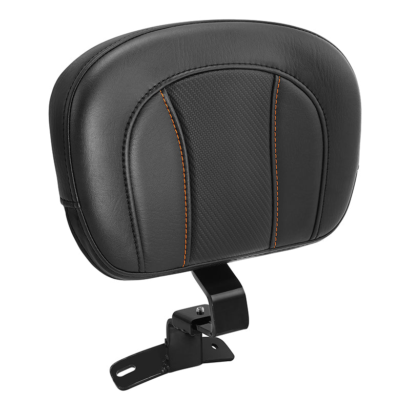 C.C. RIDER Rider Backrest Driver Backrest Pad For Harley Touring CVO Street Glide Road Glide Electra Glide Road King, 2009-2023