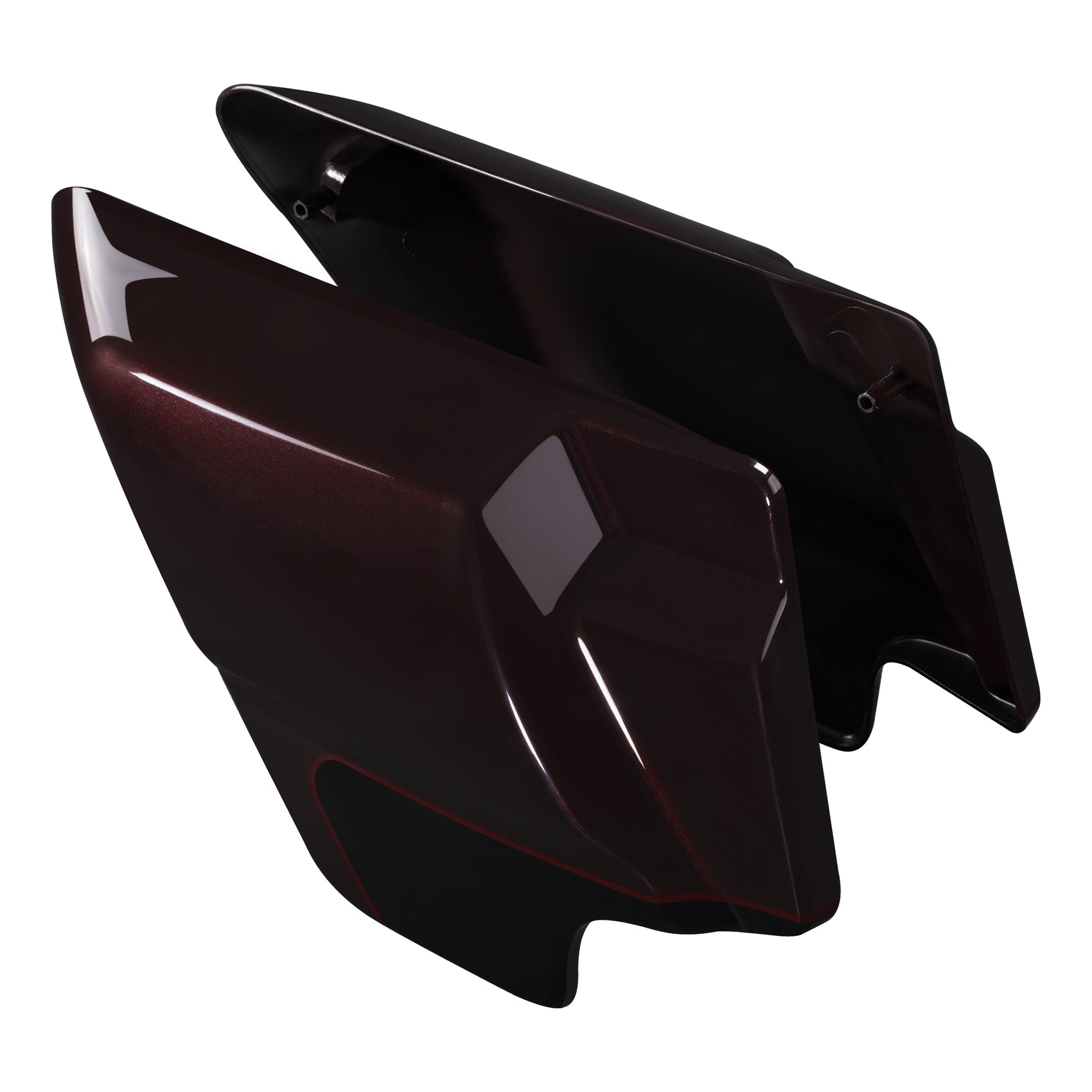 HR3 Midnight Crimson / Vivid Black 2022UL Side Covers ULTRA LIMITED 2022 (FLHTK)