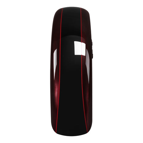 HR3 Midnight Crimson / Vivid Black 2022UL Motorcycle 18" Wide Tire Front Mudguard Fender For Harley Touring Models 2014-2023
