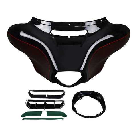 HR3 Midnight Crimson / Vivid Black 2022UL Outer Batwing Fairing Cowl Upper ULTRA LIMITED 2022 (FLHTK)