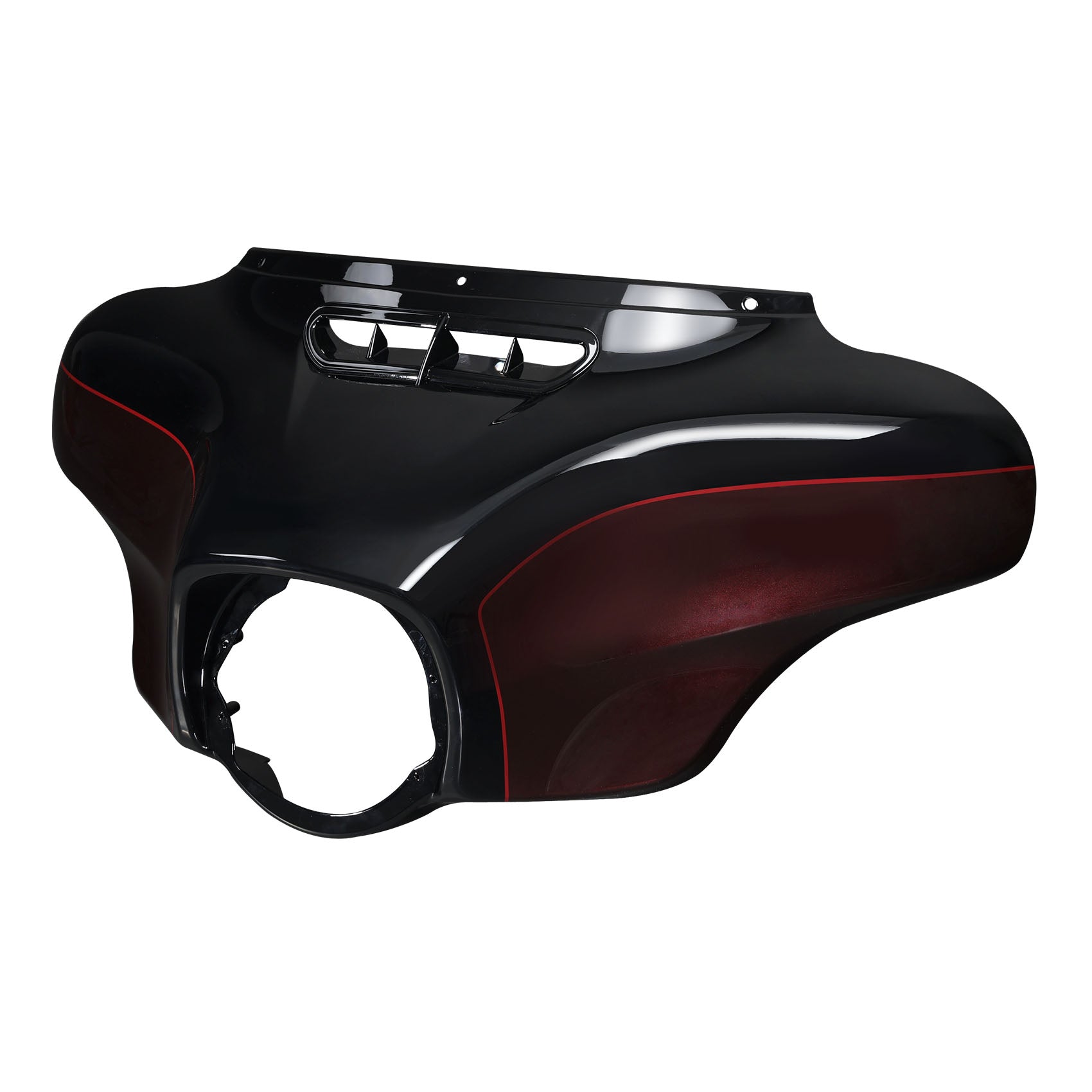 HR3 Midnight Crimson / Vivid Black 2022UL Outer Batwing Fairing Cowl Upper ULTRA LIMITED 2022 (FLHTK)