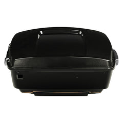 HR3 Black Quartz 2016UL King Size Touring Trunkk Luggage with Speaker Cut Outs For 14-24 Harley Touring