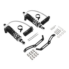 Custom Chrome Remote Reservoir Rear Suspension Shocks Fit For Harley Electra Street Glide 1994-2024