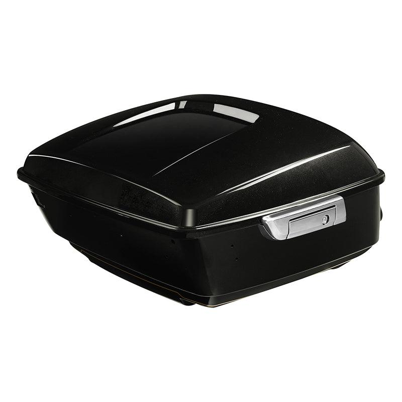 HR3 Black Quartz 2016UL King Size Touring Trunkk Luggage with Speaker Cut Outs For 14-24 Harley Touring