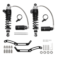 Custom Chrome Remote Reservoir Rear Suspension Shocks Fit For Harley Electra Street Glide 1994-2024