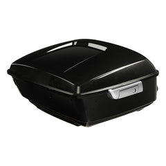 HR3 Black Quartz 2016UL King Size Touring Trunkk Luggage with Speaker Cut Outs For 14-24 Harley Touring