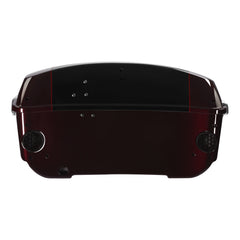 HR3 Midnight Crimson / Vivid Black 2022UL King Size Touring Trunk Luggage with Speaker Cut Outs For Harley Touring 2014-2024