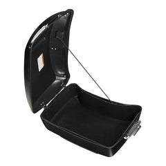 HR3 Black Quartz 2016UL King Size Touring Trunkk Luggage with Speaker Cut Outs For 14-24 Harley Touring