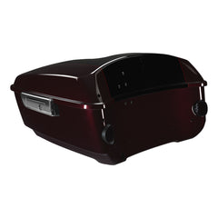 HR3 Midnight Crimson / Vivid Black 2022UL King Size Touring Trunk Luggage with Speaker Cut Outs For Harley Touring 2014-2024