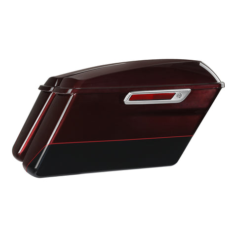 HR3 Midnight Crimson / Vivid Black 2022UL Hard Saddlebags (Regular) For Harley Touring 2014-2023
