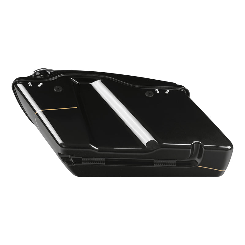 HR3 Black Quartz 2016UL Hard Saddlebags (Regular) For 14-23 Harley Touring