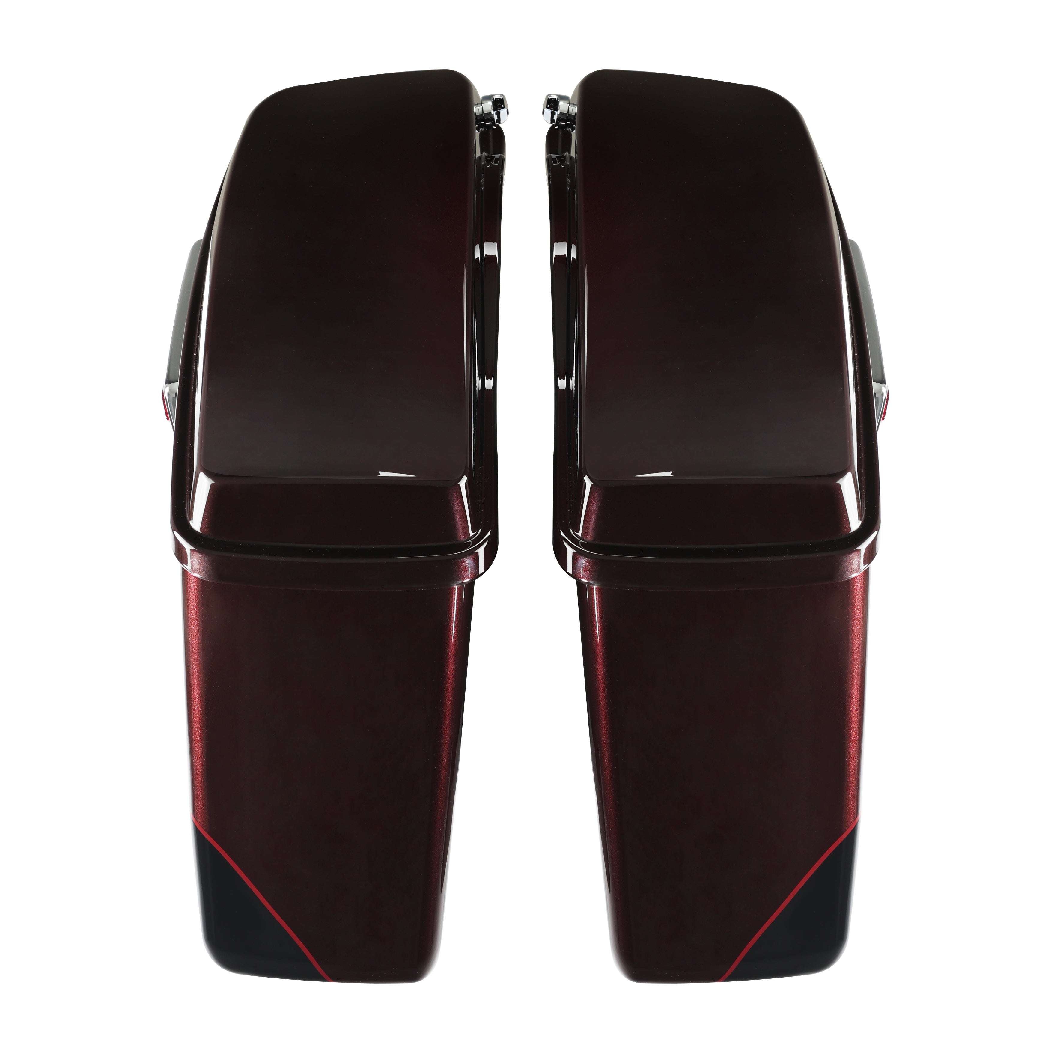 HR3 Midnight Crimson / Vivid Black 2022UL Hard Saddlebags (Regular) For Harley Touring 2014-2023