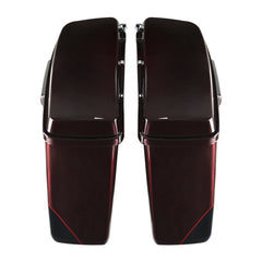 HR3 Midnight Crimson / Vivid Black 2022UL Hard Saddlebags (Regular) For Harley Touring 2014-2023