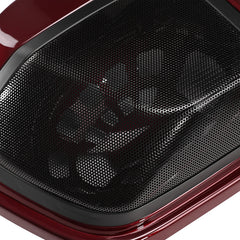 HR3 Mysterious Red Sunglo CVO Saddlebag Lids With 5" x 7" Speaker Cutouts For Harley Touring Models 2015-2023