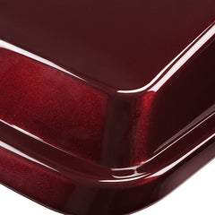 HR3 Mysterious Red Sunglo CVO Saddlebag Lids With 5" x 7" Speaker Cutouts For Harley Touring Models 2015-2023