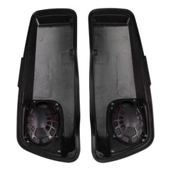 HR3 Mysterious Red Sunglo CVO Saddlebag Lids With 5" x 7" Speaker Cutouts For Harley Touring Models 2015-2023