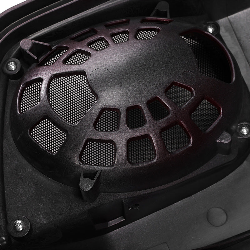 HR3 Mysterious Red Sunglo CVO Saddlebag Lids With 5" x 7" Speaker Cutouts For Harley Touring Models 2015-2023