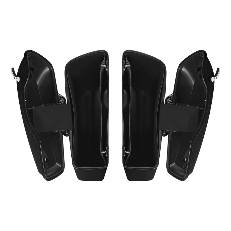 HR3 Black Quartz 2017RGU Hard Saddlebags (Regular) For 14-23 Harley Touring