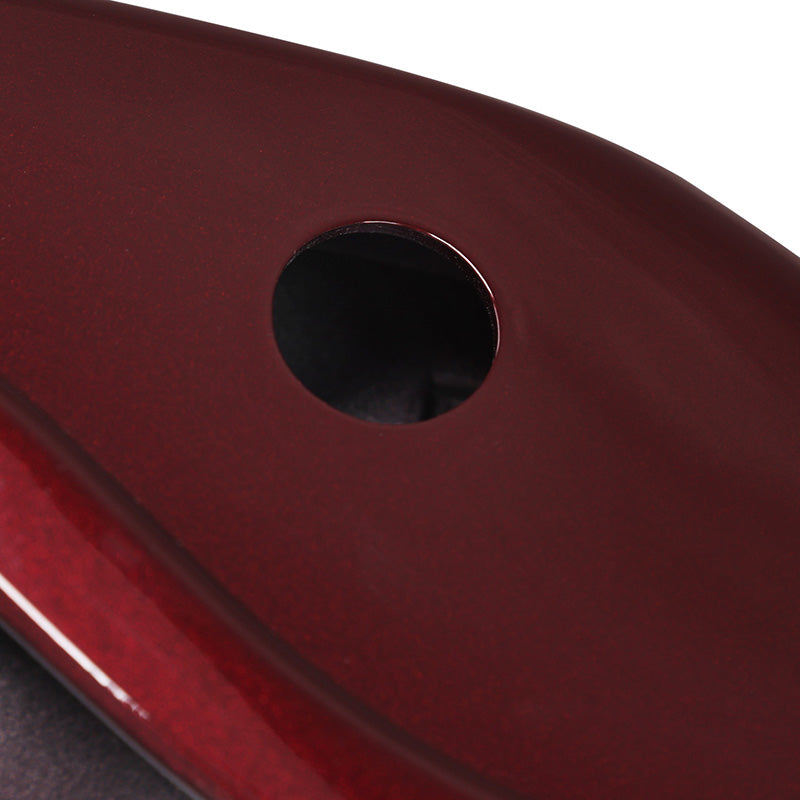 HR3 Mysterious Red Sunglo CVO Saddlebag Lids With 5" x 7" Speaker Cutouts For Harley Touring Models 2015-2023