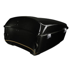 HR3 Black Quartz 2017RGU King Size Touring Trunk Luggage with Speaker Cut Outs For 14-24 Harley Touring