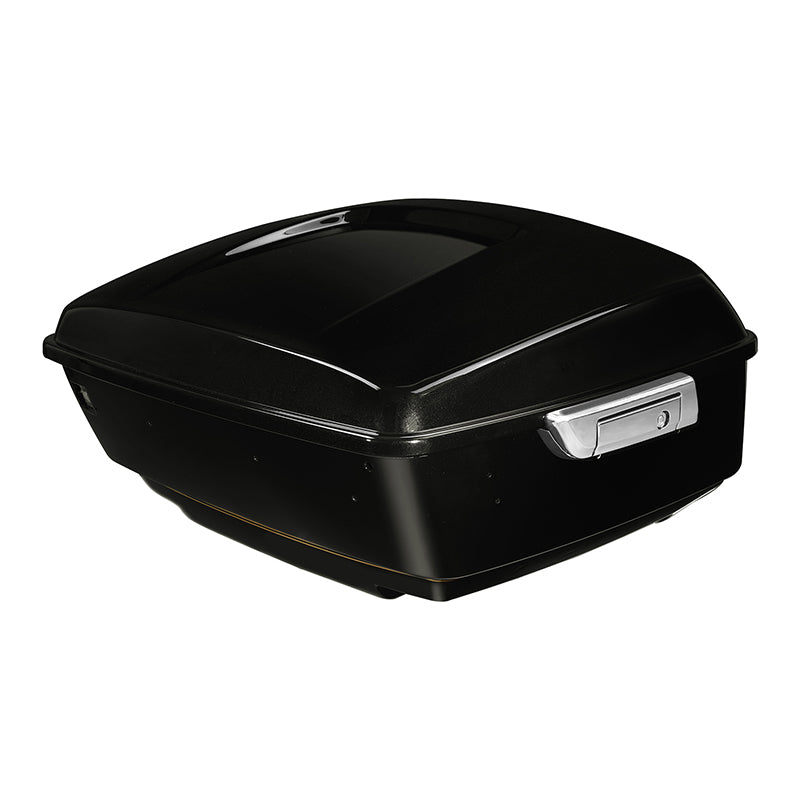 HR3 Black Quartz 2017RGU King Size Touring Trunk Luggage with Speaker Cut Outs For 14-24 Harley Touring