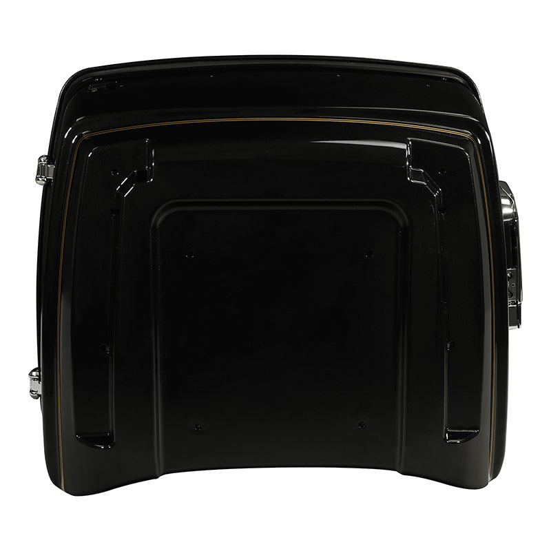 HR3 Black Quartz 2017RGU King Size Touring Trunk Luggage with Speaker Cut Outs For 14-24 Harley Touring