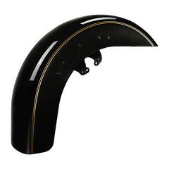 HR3 Black Quartz 2017RGU Motorcycle 18" Wide Tire Front Mudguard Fender For Harley Touring Models 2014-2023