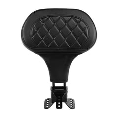 C.C. RIDER Rider Backrest 2 Up Seat Driver Backrest Pad For Harley Touring CVO Street Glide Road Glide Electra Glide Road King, 1988-2025