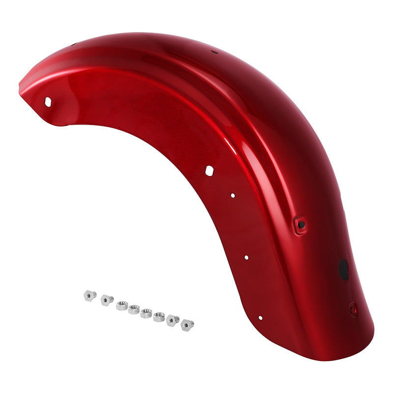 HR3 Velocity Red Sunglo 2016S Motorcycle Rear Fender Mudguard For Harley 2014-2023 FLHX FLHXS, 2015-2023 FLTRX FLTRXS