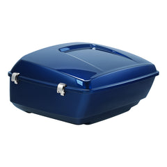 HR3 Superior Blue 13.7" King Size Touring Trunk Luggage For 14-24 Harley Touring