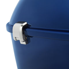 HR3 Superior Blue 13.7" King Size Touring Trunk Luggage For 14-24 Harley Touring