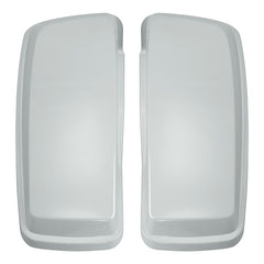 HR3 White Amethyst With Black Licorice Flames Hard Saddlebag Lids For Street Glide 2022 FLHX