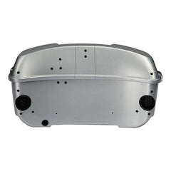 HR3 Brilliant Silver Pearl 2015SGS King Size Touring Trunk Luggage with Speaker Cut Outs For 14-24 Harley Touring