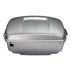HR3 Brilliant Silver Pearl 2015SGS King Size Touring Trunk Luggage with Speaker Cut Outs For 14-24 Harley Touring