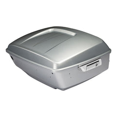 HR3 Brilliant Silver Pearl 2015SGS King Size Touring Trunk Luggage with Speaker Cut Outs For 14-24 Harley Touring