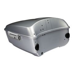 HR3 Brilliant Silver Pearl 2015SGS King Size Touring Trunk Luggage with Speaker Cut Outs For 14-24 Harley Touring